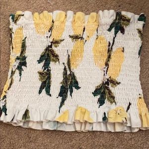 Lemon tube top